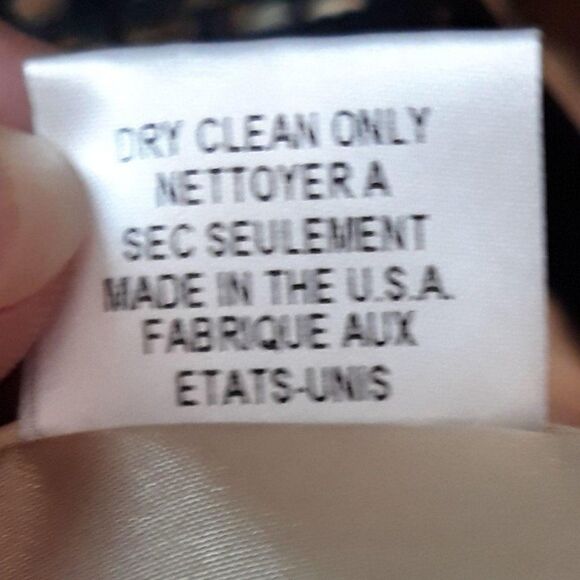 Milly Blazer Formal Short Sleeve Cape Floral Lace Overlay Open Cotton Blk Sz 10 - Picture 11 of 11